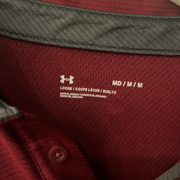 Men’s Medium Under Armour Polo EUC - Picture 2 of 4
